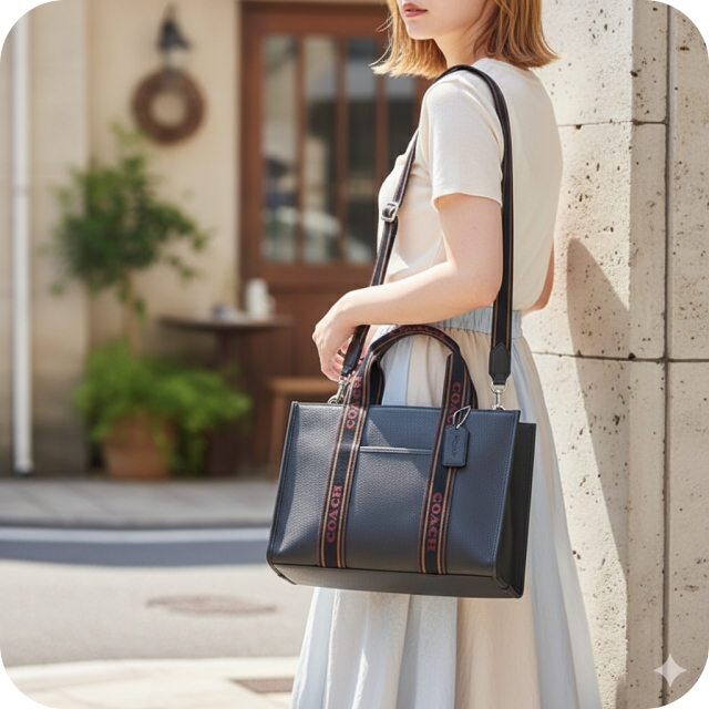コーチ ハンドバッグ レディース ブランド COACH レザー CU997 SVA47 ブラック 軽量 小さめ 手提げ 高級 おしゃれ プレゼント 女性 実用的 かわいい_1