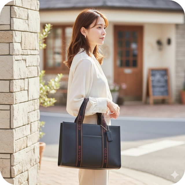 コーチ ハンドバッグ レディース ブランド COACH レザー CU997 SVA47 ブラック 軽量 小さめ 手提げ 高級 おしゃれ プレゼント 女性 実用的 かわいい_3