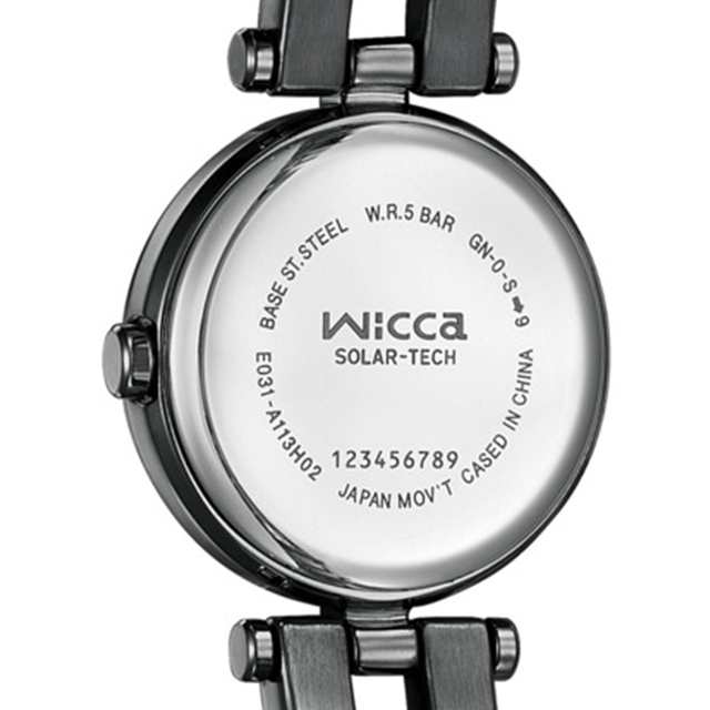 wicca ウィッカ シチズン ソーラー ハーフバングル オール
