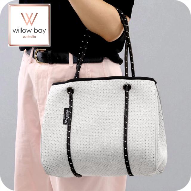 ウィローベイ トートバッグ レディース ブランド WILLOWBAY DAYDREAMER MINI ネオプレントートバッグ（クロージャー付き） マザーズバッグ ポーチ 1085 LIGHT MARLE バッグ 軽量 手提げ 高級 おしゃれ プレゼント 女性 実用的 かわいい