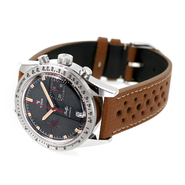 【2日間限定★全品400円OFFクーポン】 イエマ ラリー5 ターボ 自動巻き 腕時計 メンズ クロノグラフ 革ベルト YEMA YRAL23-AU32S アナロの通販は 【2日間限定★全品400円OFFクーポン】 イエマ ラリー5 ターボ 自動巻き 腕時計 メンズ クロノグラフ 革ベルト YEMA YRAL23-AU32S アナロの通販は