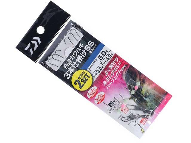 ダイワ ｄａｉｗａ 快適カワハギ ３本仕掛け ｓｓ ｓ パワーフック ３本鈎 ２組入 船カワハギ仕掛け の通販はau Pay マーケット 釣り具の 通販 つり具 ｔｅｎ