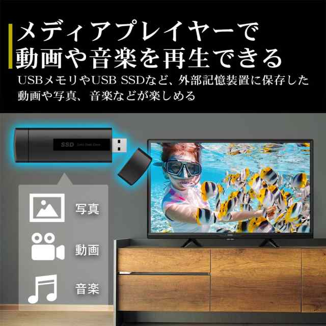 液晶 テレビ 24型 24V型 グーグルテレビ GoogleTV Googleテレビ ダブルチューナー 外付けHDD 録画 24インチ IRIE  アイリー FFF-TV24WGの通販はau PAY マーケット - PREMIUM STAGE | au PAY マーケット－通販サイト