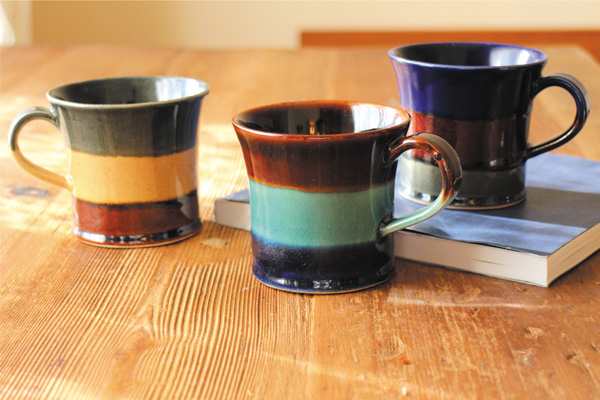 マグカップ おしゃれ 陶器 ボーダーマグ コーヒーカップ マグ アングル 陶器 日本製 美濃焼 ボーダーの通販はau Pay マーケット オリジ