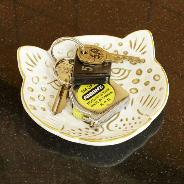 トレイ おしゃれ 鍵置き アクセサリートレイ インテリアトレイ ヒョウ キッカーランド レオパードヘッドキャッチオールの通販はau Pay マーケット オリジ