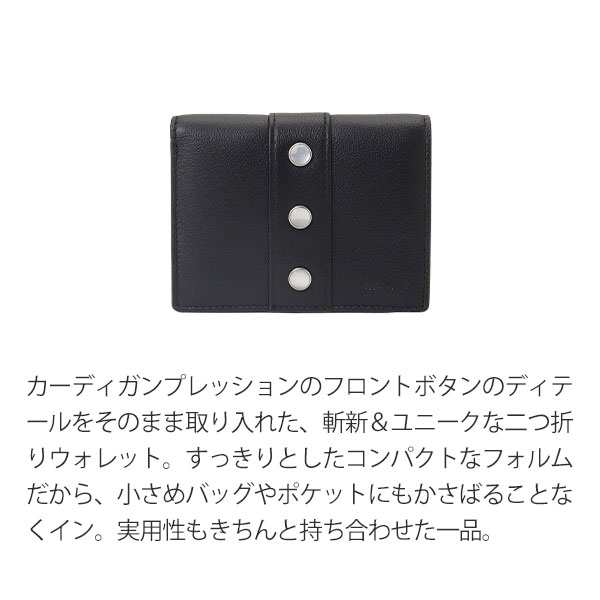 アニエスベー 財布 二つ折り財布 レディース 天然皮革 プレッション
