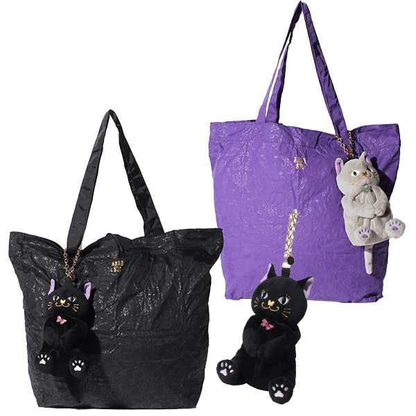 アナスイ ANNA SUI エコバッグ トート ブランド 猫 プレイフル 315541