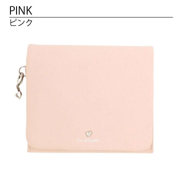 【お値下げしました◎】JILLSTUART 財布 二つ折り ピンク ジル スチュアート JILL STUART L字ファスナー二つ折り財布