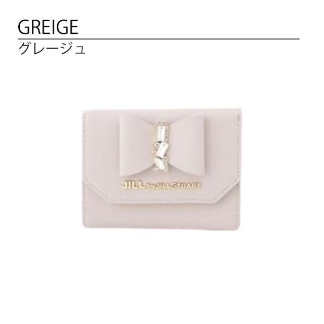 ジルバイジルスチュアート 財布 ミニ財布 三つ折り リボンビジューウォレットシリーズ JILLbyJILLSTUART 1254287012 1255187012 1255287012 プレゼント 友達 誕生日 女性 学生 社会人 祝 会社 かわいい おしゃれ ジル 贈り物_3