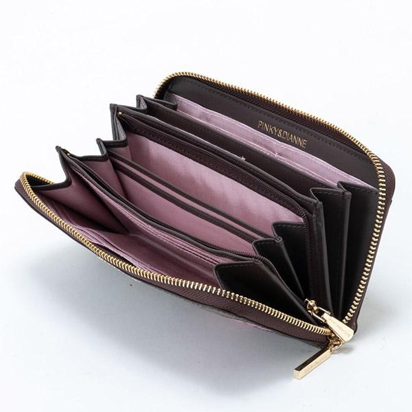 新品　ピンキーアンドダイアン　パープル　長財布 PINKY&DIANNE 訳あり特価 ピンキー＆ダイアン 長財布