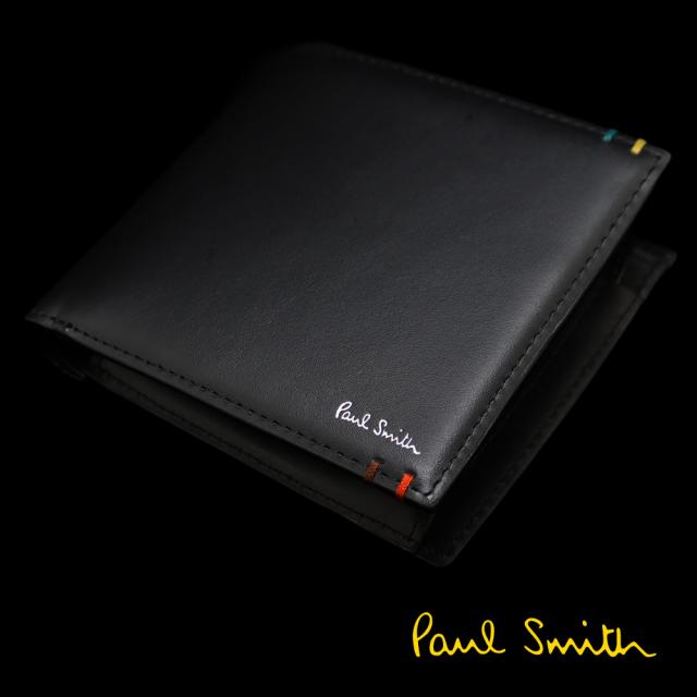 ポールスミス 財布 Paul Smith メンズ 2つ折り財布 ハイライトステッチ BPS854 813006 P854 喜ばれるギフト_3