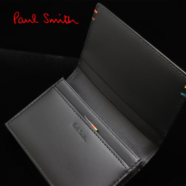 ポールスミス カードケース Paul Smith メンズ 名刺入れ ハイライトステッチ BPS853 813006 P853 喜ばれるギフト_2
