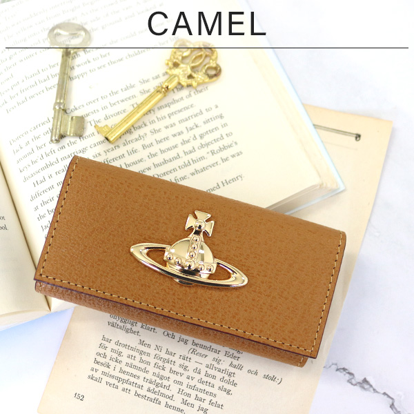 未使用級✨ヴィヴィアンウエストウッド ラウンドジップ レザー キーケース 茶 未使用級✨ヴィヴィアンウエストウッド ラウンドジップ レザー