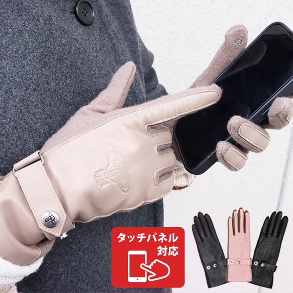 ヴィヴィアンウエストウッド レディース 手袋 グローブ タッチパネル