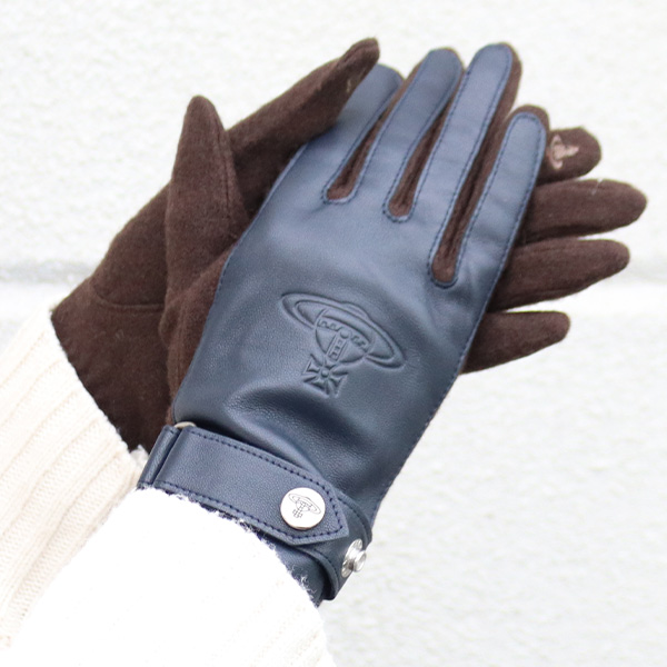 ヴィヴィアンウエストウッド レディース 手袋 グローブ タッチパネル