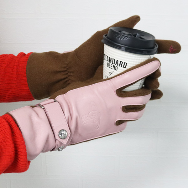 ヴィヴィアンウエストウッド　ベルト手袋　オーブ　タッチパネル対応 ヴィヴィアンウエストウッド レディース 手袋 グローブ タッチパネル