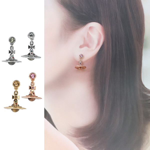 【並行輸入品】 ヴィヴィアンウエストウッド ピアス Vivienne Westwood ヴィヴィアン レディース アクセサリー NEWプチオーブ NEW PETITE ORB 62020032 ブランド プレゼント  喜ばれるギフト
