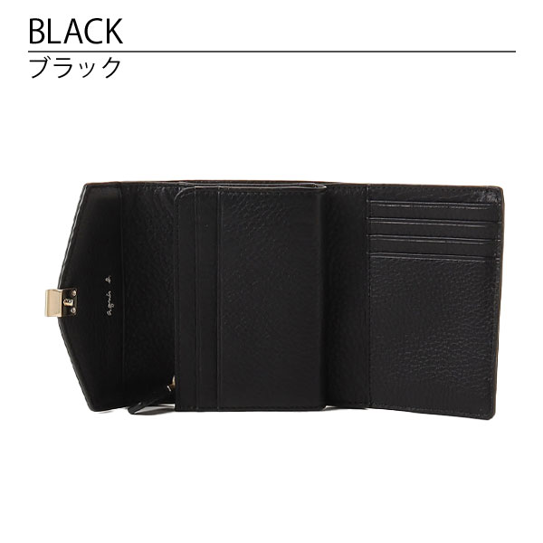 2204【人気 新品 定価3万円】アニエスべー★長財布★miyuki★ブラック★ 2204【新品☆定価30,800円】アニエスべー☆長財布☆miyuki