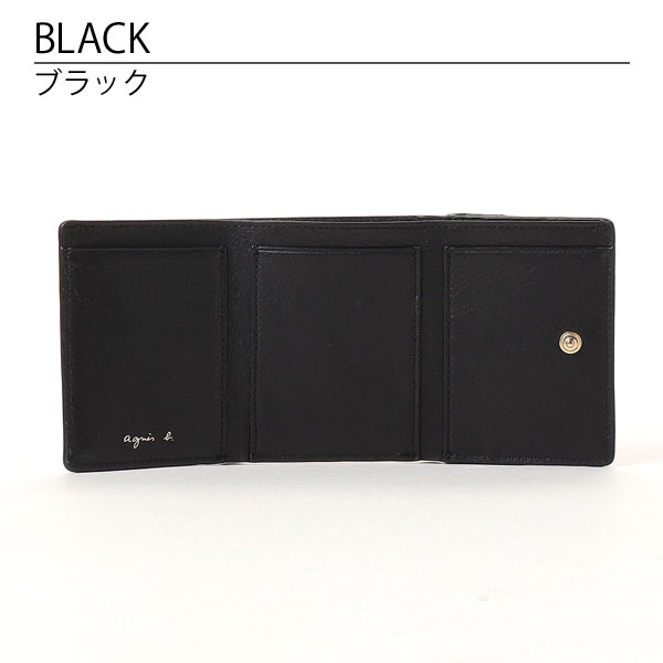アニエスベー 財布 三つ折り財布 ミニウォレット ドット agnesb