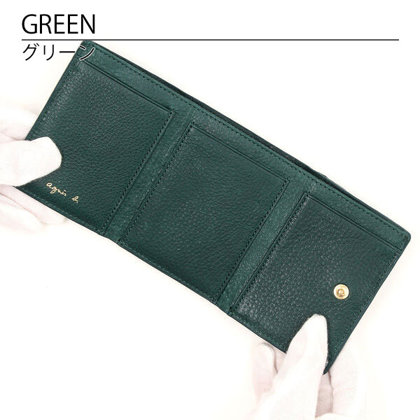アニエスベー 財布 三つ折り財布 ミニウォレット ドット agnesb