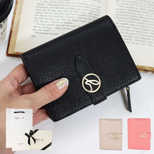 アニエスベー agnesb.VOYAGE 財布 二つ折り財布 レディース 天然皮革 UAW01-01 ボヤージュ ブランド