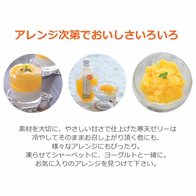 みかん ゼリー ジュース ギフト プレゼント 贈答 寒天 食べ比べ セット