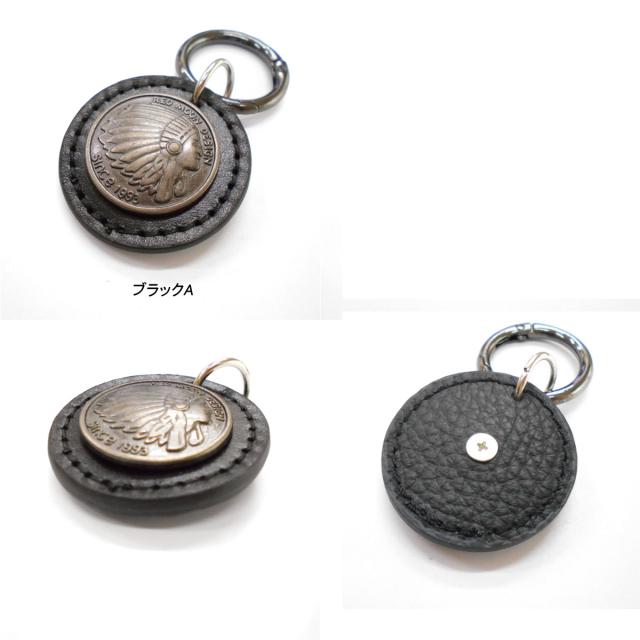 専用　レザー ブラック キーホルダー コンチョ　多脂革　オーダー gzkc-a695.jpg