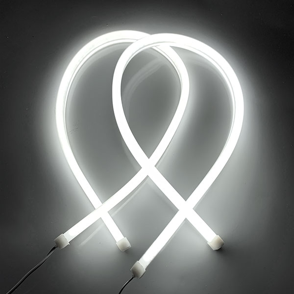 ホワイトLEDチューブライト 3本 シリコンチューブ LED ライト