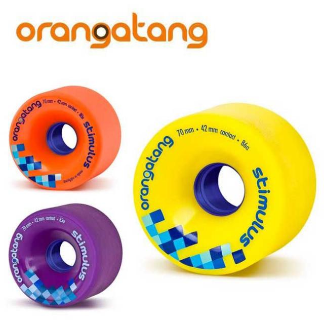 ORANGATANG WEELS [ STIMULUS ] オランガタン ウィール ローデッドボード Loaded Boards ロング スケート 用【正規代理店商品】