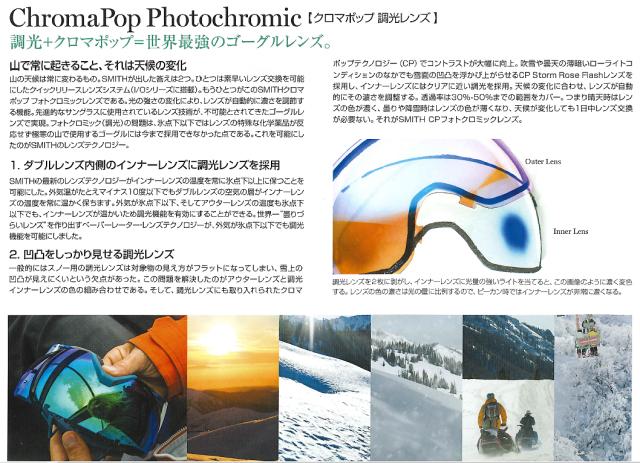 SMITH SNOW GOGGLE 交換レンズ [ I/OX @14000] スミス ゴーグル 【送料無料】_1