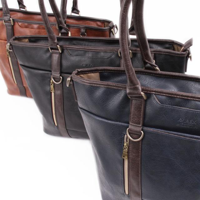 AVIREX 鞄 [ ヴィンテージ風2wayトートバッグ AX2032 @7900] アビレックス カバン 【正規代理店商品】