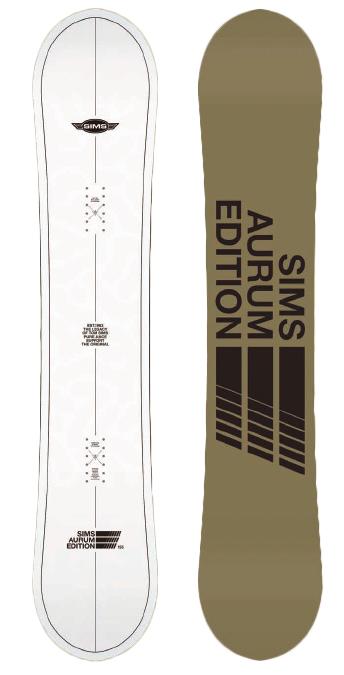 【在庫限り最終特価】 SIMS SNOWBOARDS [ AURUM EDITION ( JAPAN LTD ) @65000] シムス スノーボード 【正規代理店商品】 42,900円