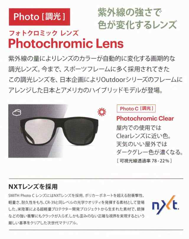 SMITH SUNGLASS [ PivLock Leadout Asia Fit 調光レンズ @32000] スミス サングラス Photo C  【正規代理店商品】｜au PAY マーケット