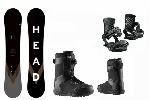 HEAD SNOWBOARDS [ メンズ スノーボード 3点セット ABILITY FLOCKA ＠136000]【正規代理店商品】【送料無料】