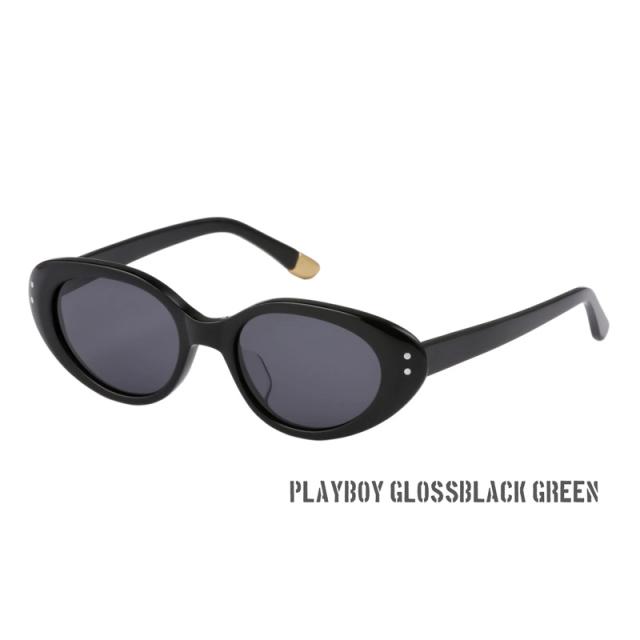 SABRE EYEWEAR SUNGLASS  [  SABRE PLYMOUTH PLAYBOY GLOSSBLACK/GREEN @19000] サングラス  【正規代理店商品】
