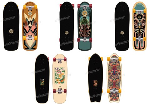 [ YOW SURFSKATE OLDSHOOL SERIES @29000] ヤウ サーフスケート ロングスケート 【正規代理店商品】