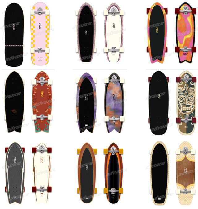 ロングサーフスケートボード1800 ジョエル サーフスケートボード（ロング） ロングサーフスケートボード1800