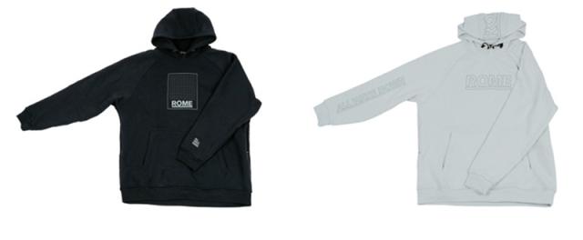 ROME BOARD WEAR [ Riding Hoodie @22000] ローム スノーボード ウエア