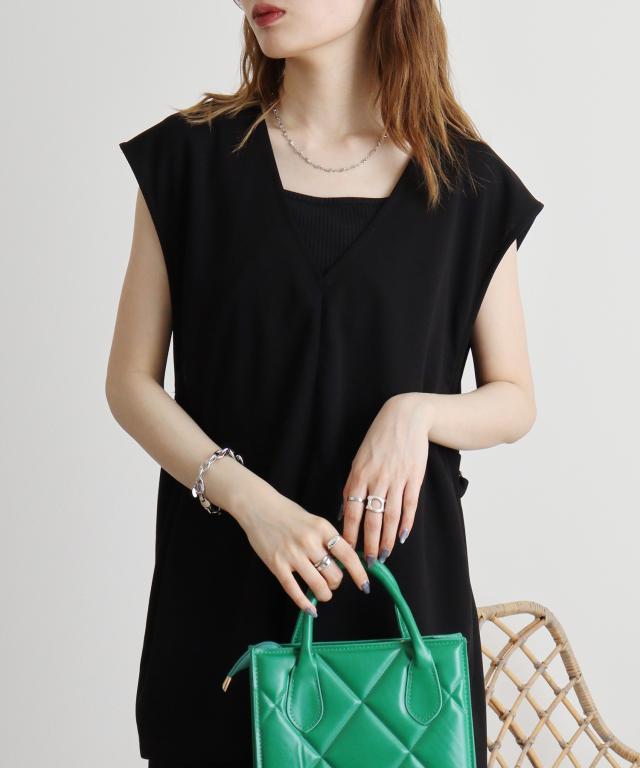 ベアスキンスカートセットアップ トップス ボトムス オフィス レディース の通販は 6,380円