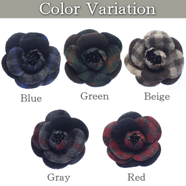 全5色2トーンカメリアのメンズコサージュ ラペルピンの通販はau Pay マーケット カフスマニア