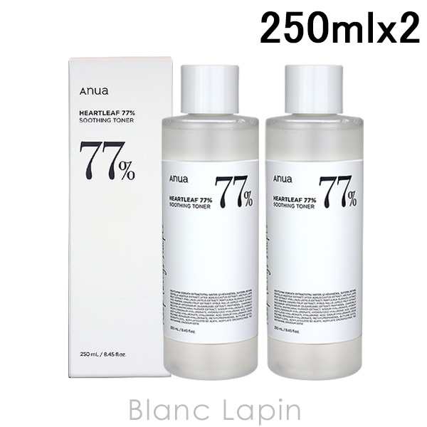 アヌア ANUA ドクダミ77%スージングトナー 2本セット 250ml x2 [087795