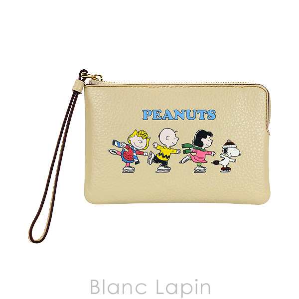 コーチ COACH COACH X PEANUTS コーナージップリストレット