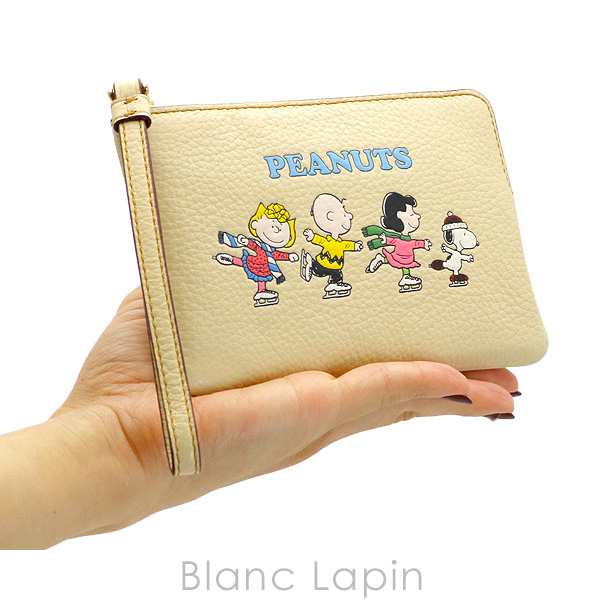 コーチ COACH COACH X PEANUTS コーナージップリストレット