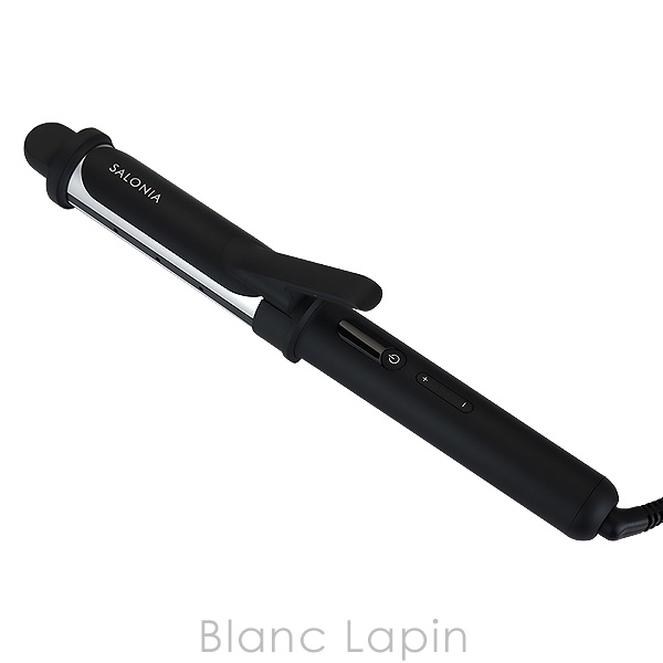 サロニア SALONIA スムースシャインカールヘアアイロン #ブラック [686797]