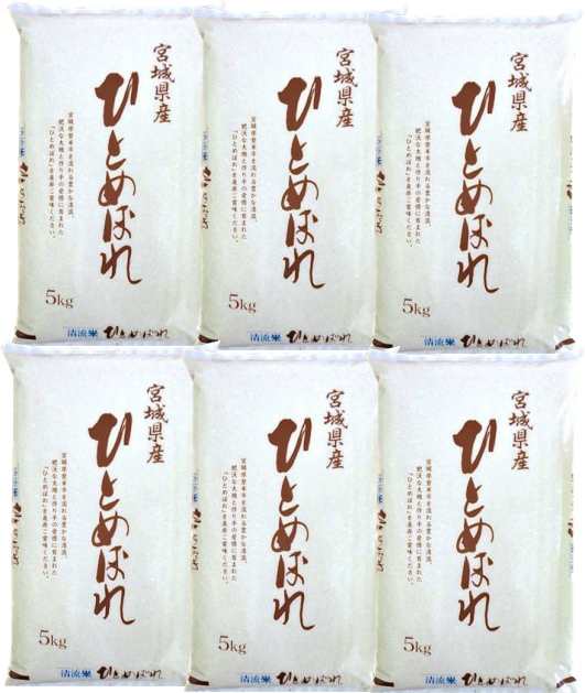 令和3年産 売り尽くし】米 30kg 送料無料 宮城県 登米産 ひとめぼれ 無洗米 30kg (5kg×6袋) デザインポリ袋 まとめ買いの通販はau  PAY マーケット - ライス宮城