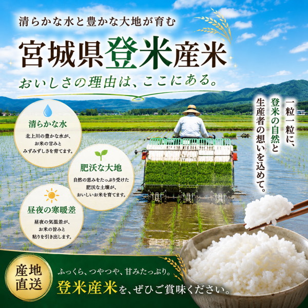 令和7年産 宮城県産 登米産 ひとめぼれ 白米 25kg (5kg×5袋) 送料無料 検査一等米 産地直送 デザインポリ袋 小分け仕様 ※沖縄県送料別途3,000円_1