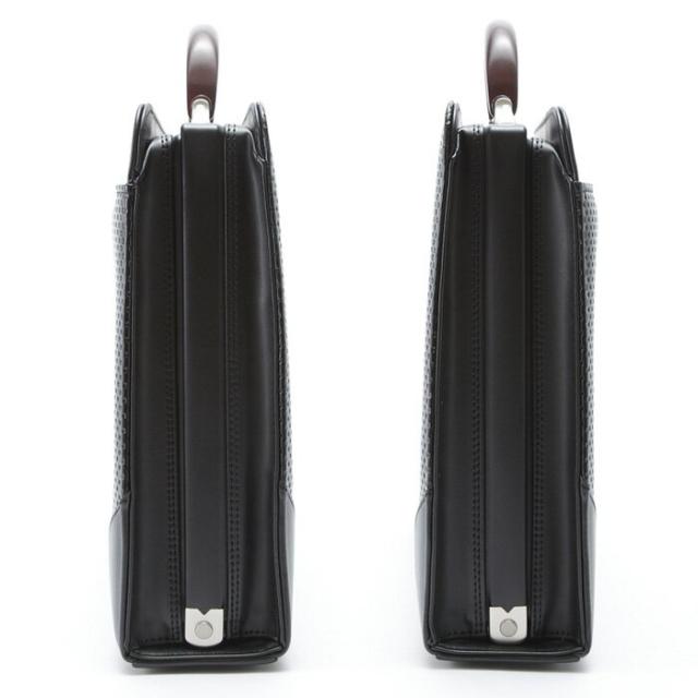 特典付き ダレスバッグ 42cm 日本製 豊岡 2way 鍵付き 天然木手 (hi