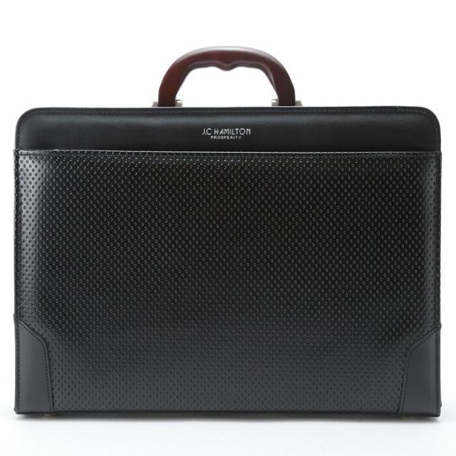 特典付き ダレスバッグ 42cm 日本製 豊岡 2way 鍵付き 天然木手 (hi