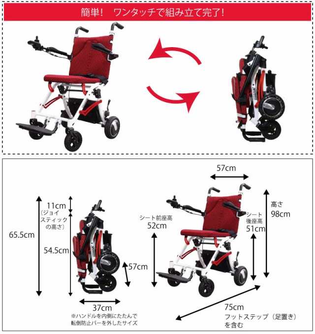 電動車椅子 超軽量 折り畳み 車イス 電動 折りたたみ 車椅子 スキップウォーカースマート 【送料無料】【沖縄・一部離島配送不可】 車いす 坂道  介護用品 旅行 室内 屋内 軽量 コンパクト 自動 電磁ブレーキ 超低騒音 日本仕様 TAIS コード 正規代理店商品 介護保険対象 ...