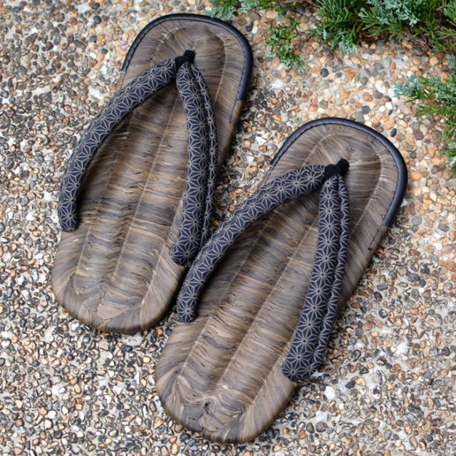 雪駄 草履 タイヤ底 ラジアル底 日本製 竹春 竹皮 ぞうり ゴム底